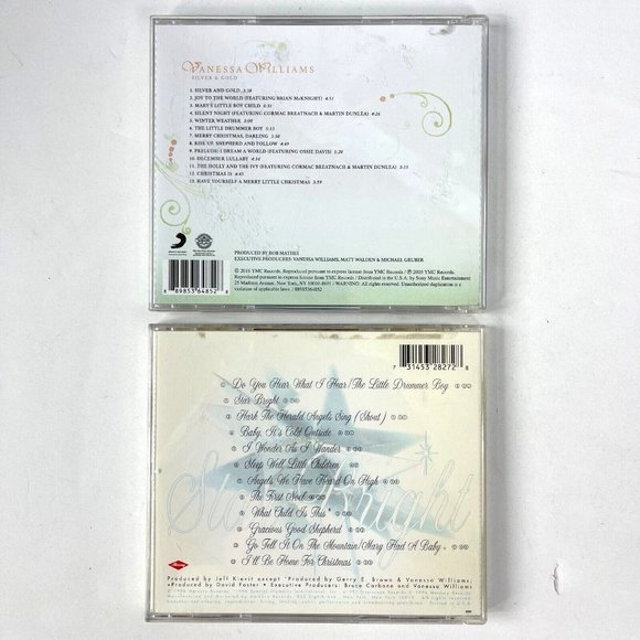 Vanessa Williams Christmas 2 CD Bundle Star Bright 1996 Silver and Gold 2016 - Picture 3 of 4